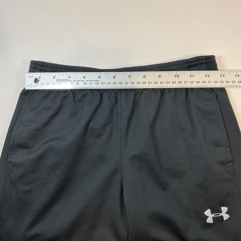 Under Armour Storm Athletic Pants Boys Youth LG Black/Gray Sports Comfortable - Picture 11 of 13